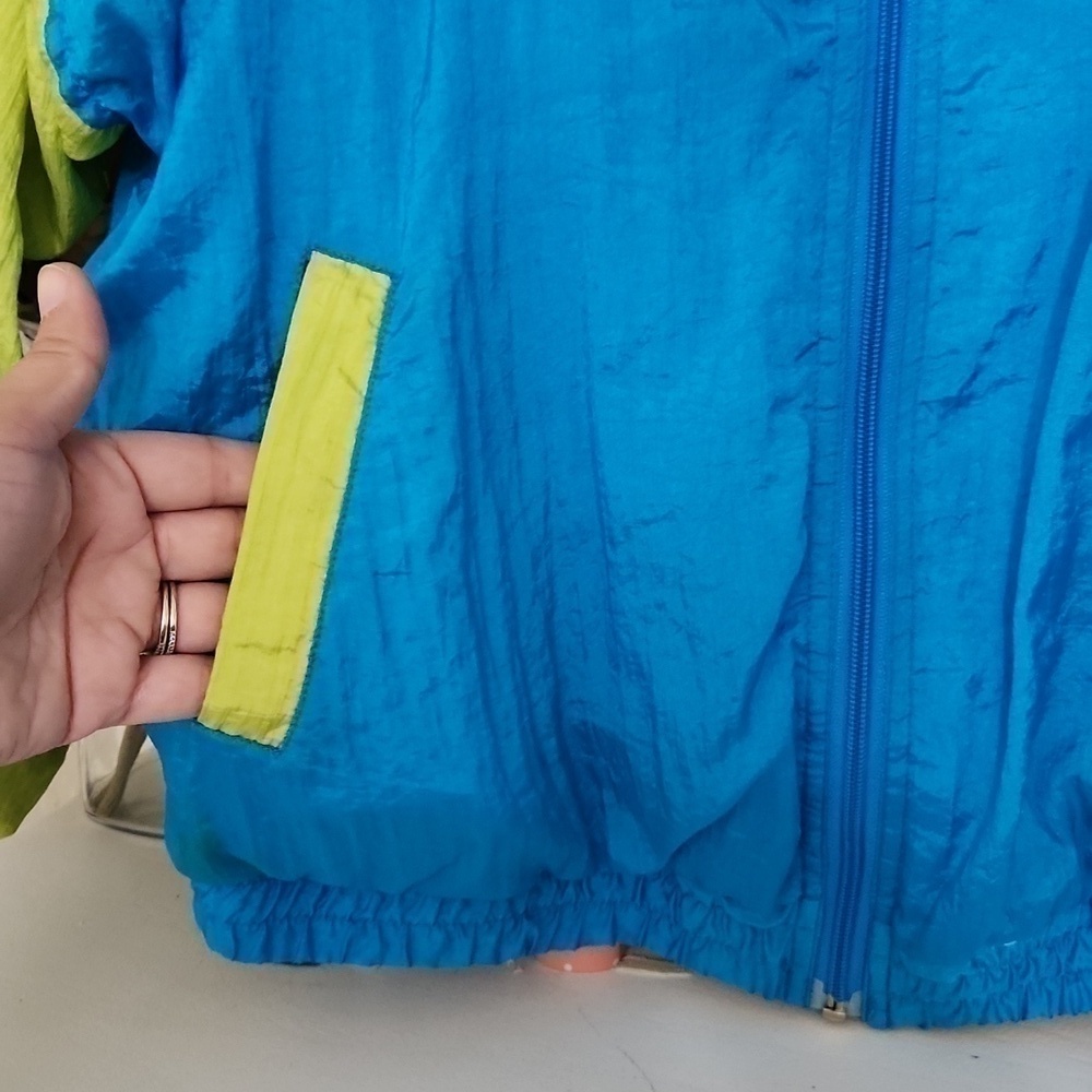 Vintage 80's Mureli Jacket Retro Colorblock Rockabilly 90s - Picture 8 of 12